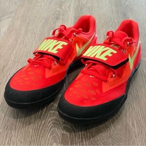 Nike Zoom Rotational 6 Throwing Shoes Mens 8.5 Women 10 Crimson Track FZ9606-600